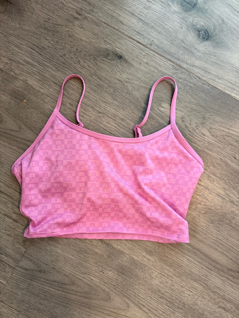 PINK Victoria's Secret Pink Logo Crop Camisole